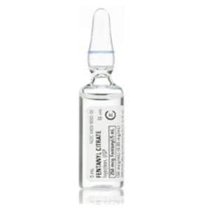 Fentanyl Citrate Injection 50mcg/mL Ampule 5mL 10/Bx