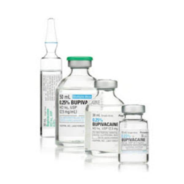 Bupivacaine HCl Injection 0.75% Preservative Free SDV 30mL 25/Package, 2 BX/CA