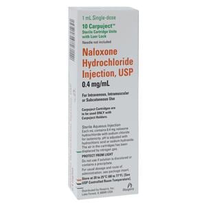 Naloxone HCl Injection 0.4mg/mL No Needle Carpuject 1mL 10/Package