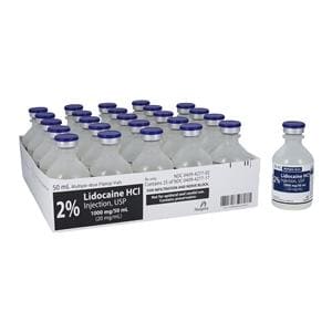 Lidocaine HCl Injection 2% MDV 50mL 25/Package