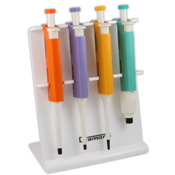 Pipette Stand Rectangular 4 Place Gray Ea