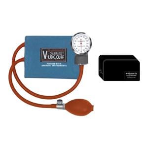 Calibrated V-Lok Aneroid Sphygmomanometer M Bl LF Arm Dial Display Ea