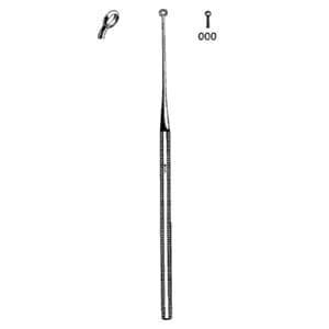 Buck Ear Curette Stainless Steel Non-Sterile Reusable Ea