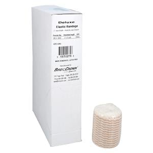 Compression Bandage Elastic 2"x5yd Tan 10/Bx