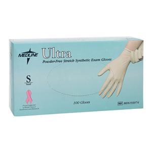 Ultra Vinyl Exam Gloves Small White Non-Sterile