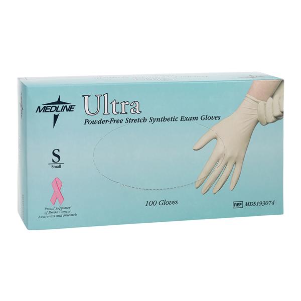 Ultra Vinyl Exam Gloves Small White Non-Sterile