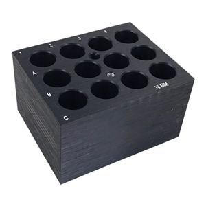 Heating Block For 16mm Tubes 3x3-3/4x2" Ea