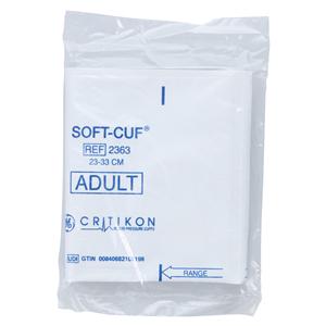 Critikon Soft-Cuf Blood Pressure Cuff Wht/NvyBl LF 20/Bx