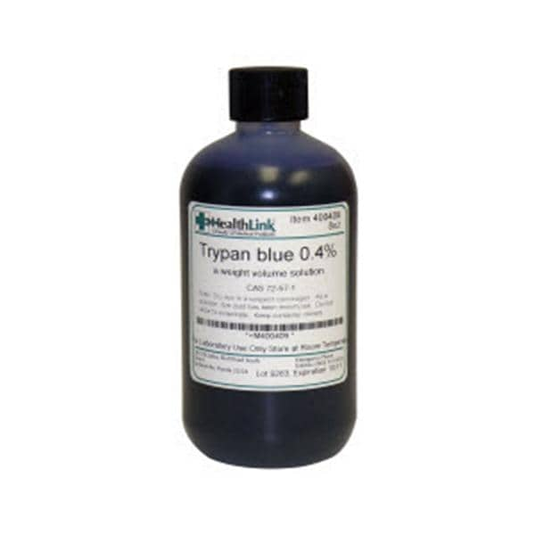 Stain Trypan Blue 0.4% 8oz Ea