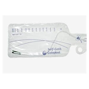 Self-Cath Catheter Intermittent 14Fr 1100mL Strt Tp Lubricated PVC 16" 50/Bx