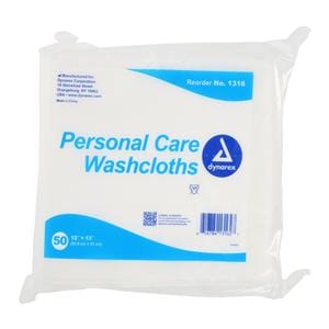 Washcloth Disposable Airlaid Cellulose 12x13" White 800/Ca