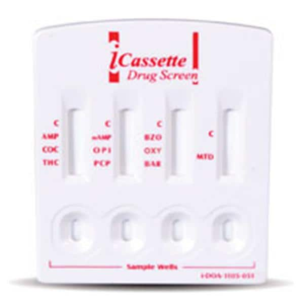 iCassette Drug Screen Test Kit Moderately Complex 25/Bx