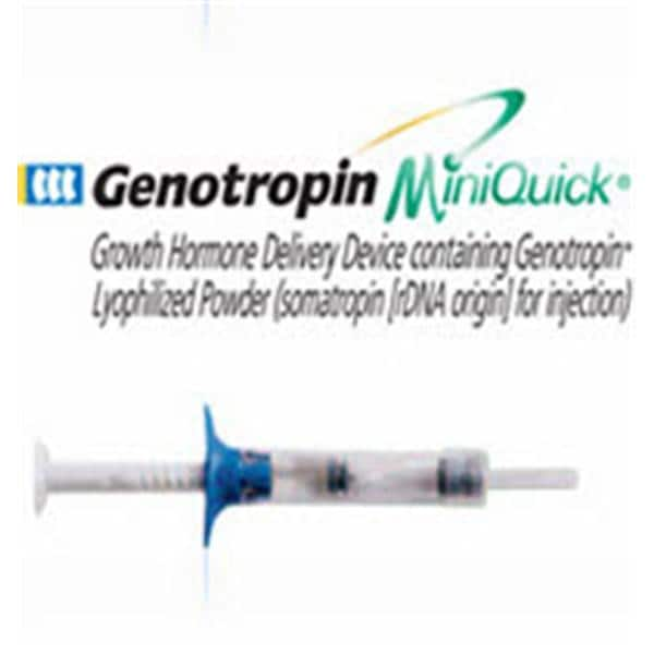 Genotropin MiniQuick Injection 0.8mg Prefilled Syringe 7/Package