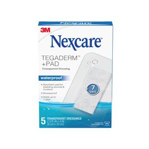 Nexcare Tegaderm Cloth Transparent Bandage 2-3/8x4" Sterile Rectangle Clr Abs LF