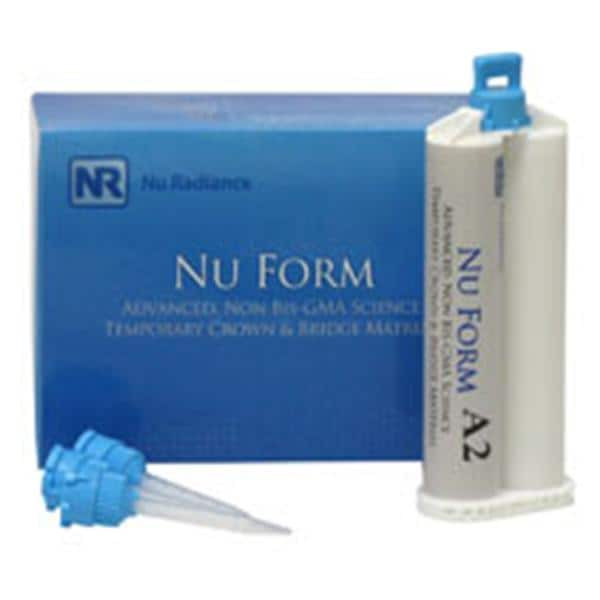 NU Form Temporary Material 50 mL Shade A2 Complete Kit