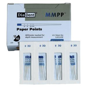 MM Marked Paper Points Size 30 Blue 200/Bx