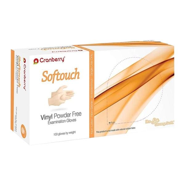 SofTouch Vinyl Exam Gloves X-Large Clear Non-Sterile