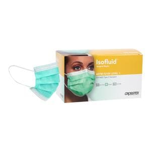 Isofluid Mask ASTM Level 1 Green 50/Bx, 40 BX/CA