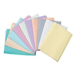 Econoback Patient Towel 2 Ply Polyethylene 13 in x 19 in Peach Disposable 500/Ca