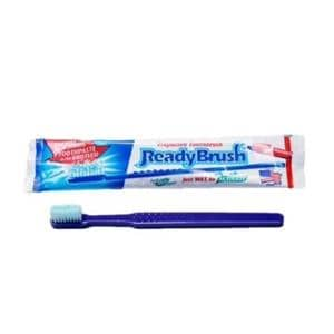 Ready Brush Pre-Pasted Toothbrush Adult 39 Tuft Soft Individually Wrapped 144/Pk