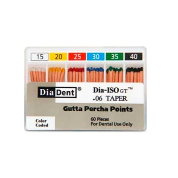 Dia-ISOGT Gutta Percha Points Size 60 60/BX