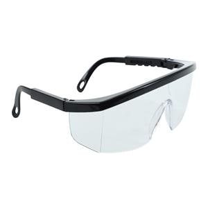 Safety Glasses Universal Single Wraparound Lens Black Ea