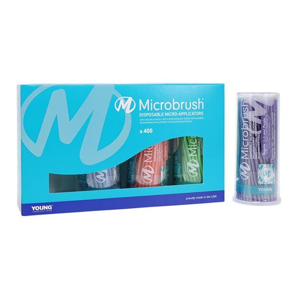 Microbrush Bendable Micro Applicator Assorted 400/Pk