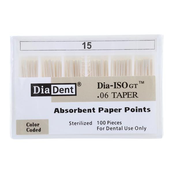 Dia-ISOGT Paper Points Size 15 0.06 100/Bx