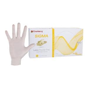 Sigma Latex Exam Gloves Small Natural Non-Sterile