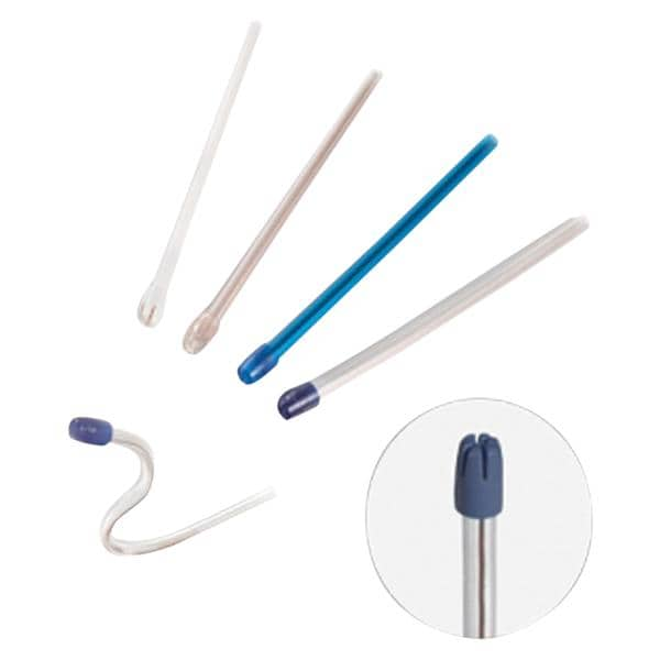 Saliva Ejectors Clear / Blue 40/Ca