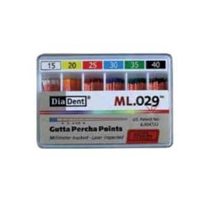 ML.029 Hand Rolled Gutta Percha Points Size 15 120/Bx