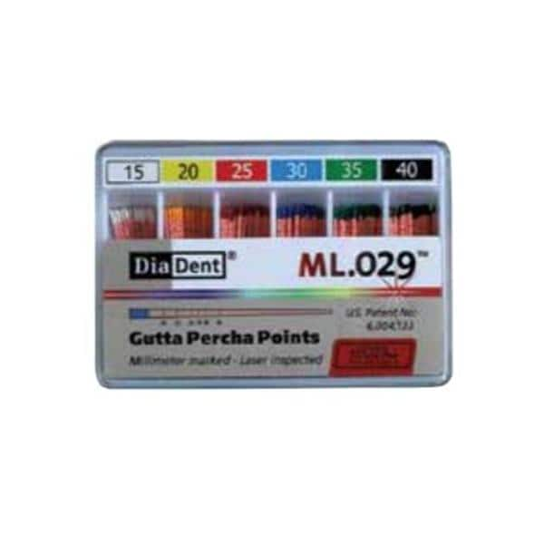 ML.029 Hand Rolled Gutta Percha Points Size 15 120/Bx