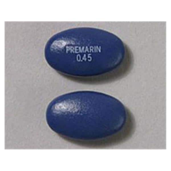 Premarin Tablets 0.45mg Bottle 100/Bottle Each