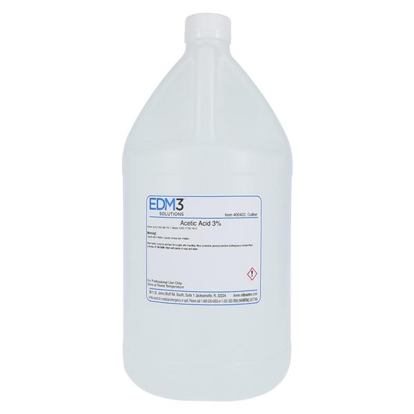 Acetic Acid Reagent 3% 1gal Ea