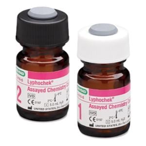 Lyphochek Chemistry Multi-Analyte Level 1-2 Control 12x5 Lyo f/ Anlyz 2x5ml/Bx