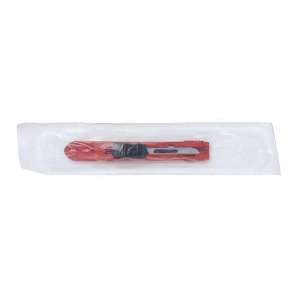 Disposable Safety Scalpel #10 Steel Sterile