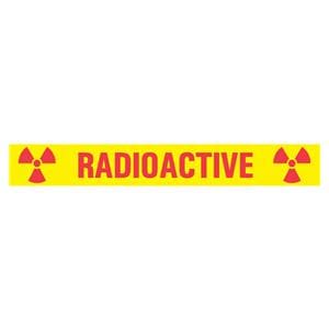 Radioactive 4x1/2" Informational Label 125/Rl