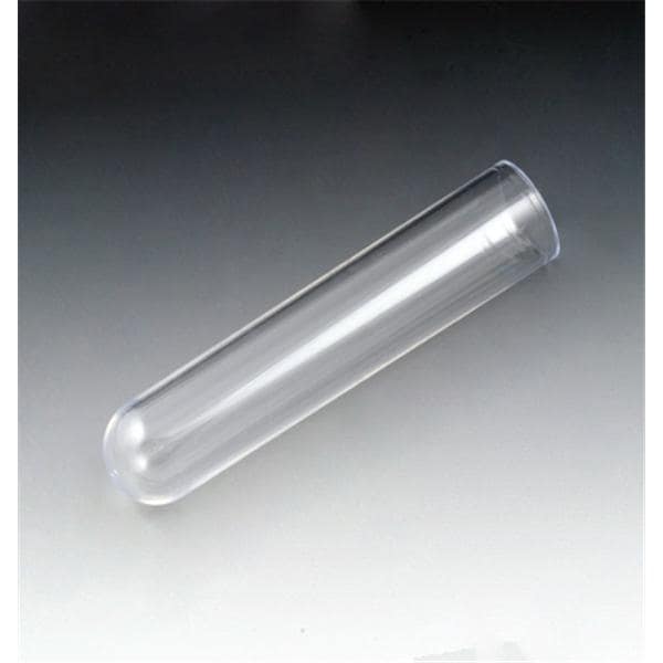 Test Tube Polystyrene 8mL 16x75mm Autoclavable 2500/Ca