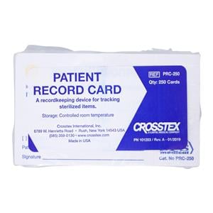 Patient Record Card For Patient Record 250/Pk