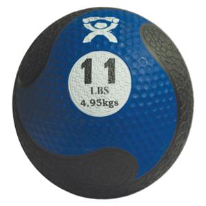 CanDo Medicine Ball Rubber 9" Blue Firm 11lb