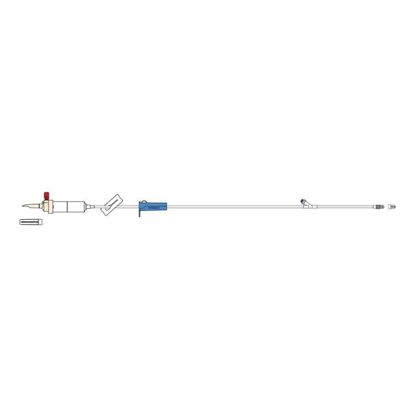 IV Administration Set Needleless Y-Injection Site 87" 20 Drops/mL 20mL 50/Ca