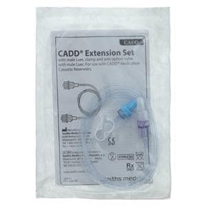 CADD IV Extension Set 60" Male/Male Luer 50/Bx