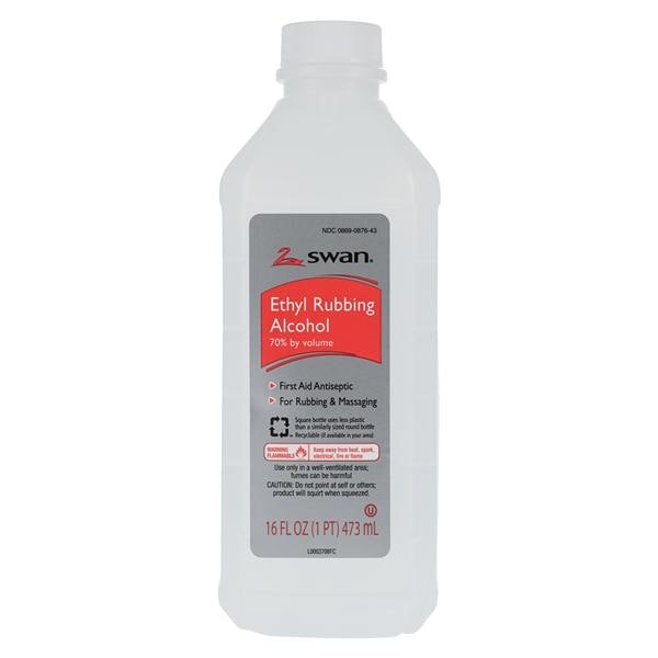 Ethyl Rubbing Alcohol Solution 70% 16oz/Bt