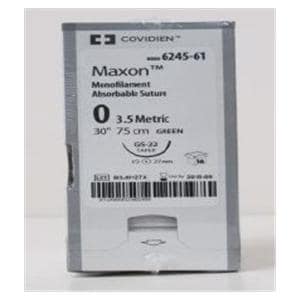 Maxon Suture 0 30" Polyglyconate Copolymer Monofilament GS-22 Green 36/Ca