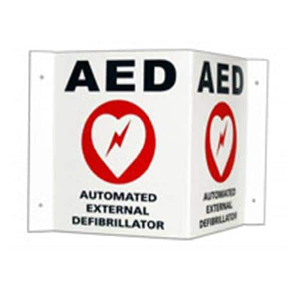 Sign 3D Wall Mount f/AED Ea Ea