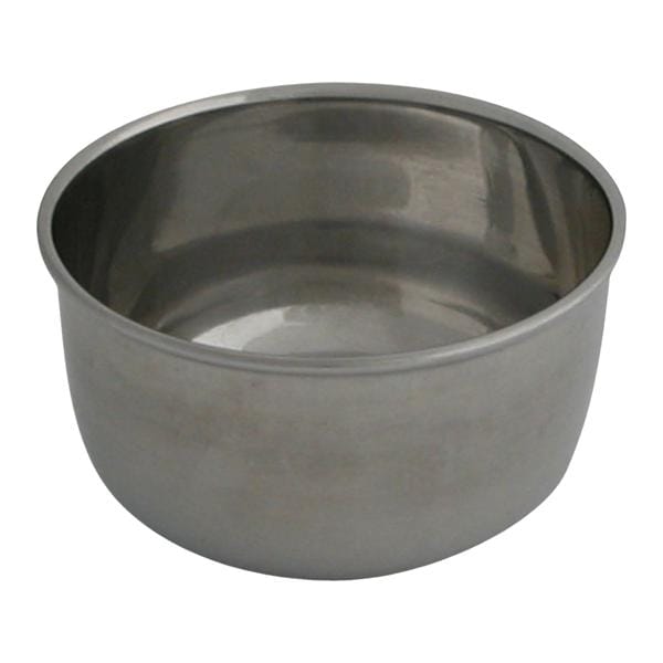 Iodine Cup Round Stainless Steel Silver 6oz