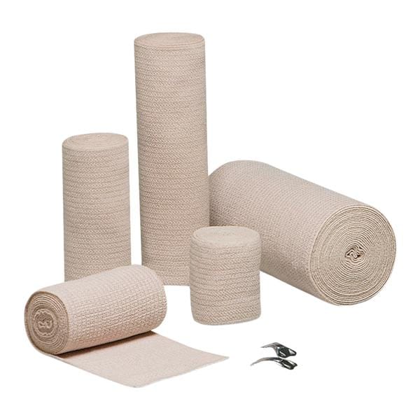 REB Stretch Bandage Elastic 6"x10yd Tan Sterile 10/Ca