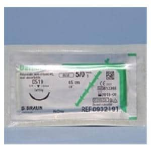 Dafilon Suture 5-0 18" Polyamide Monofilament DS-19 Blue 36/Bx