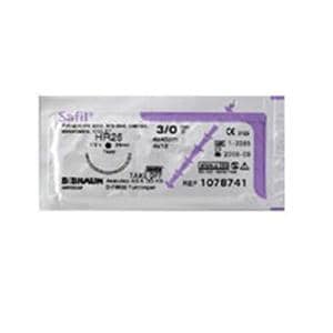 Safil Suture 3-0 27" Polyglycolic Acid Braid DS-19 Undyed 36/Bx