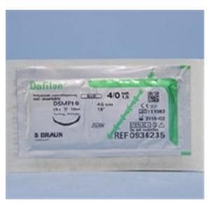 Dafilon Suture 4-0 18" Polyamide Monofilament DSMP19 Blue 12/Bx